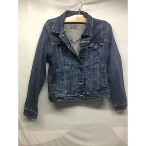 Levi's Denim Jean Jacket Women's Size M 100% Cotton